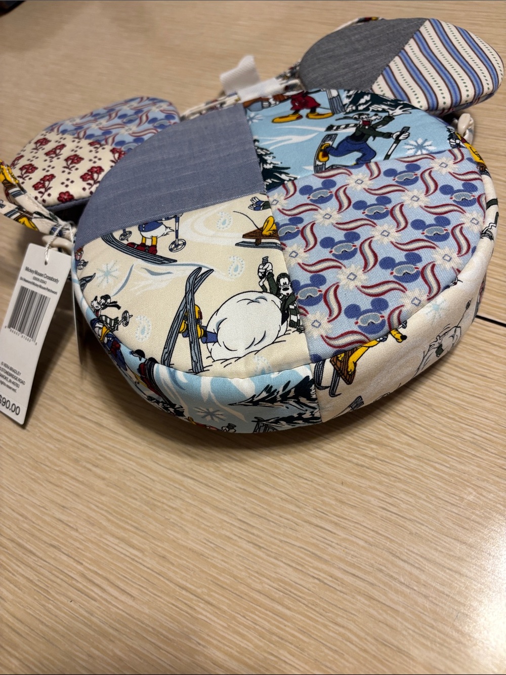 Vera Bradley Disney Patchwork Mickey Crossbody - Blue Multi - Picture 5 of 5